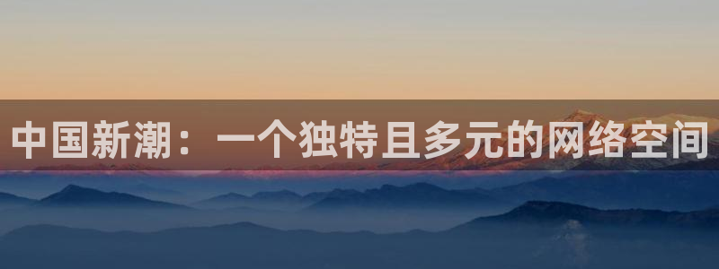 球神足球直播在线观看：中国新潮：一个独特且多元的网络空间