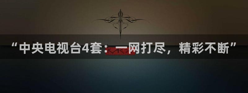 球神直播体育在线：“中央电视台4套：一网打尽，精彩不断”